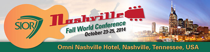 SIOR's Fall World Conference: October 23-25, 2014 in Nashville, TN